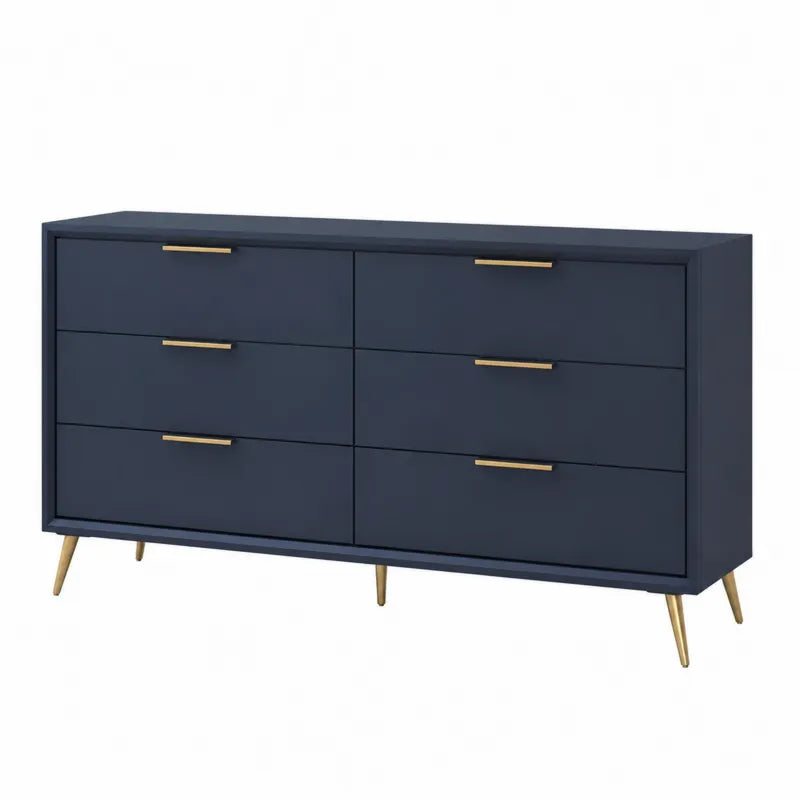 Komoda z 6 szufladami MDF