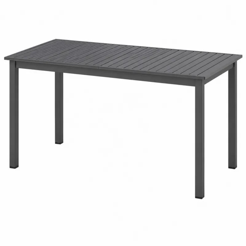 St¨®? ogrodowy aluminiowy antracytowy 150x90x75