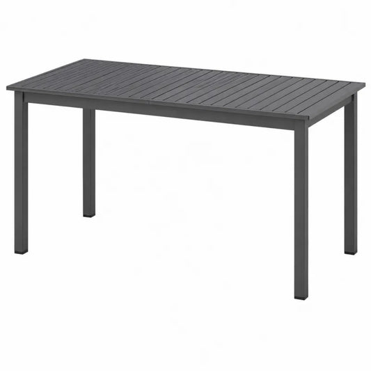 St¨®? ogrodowy aluminiowy antracytowy 150x90x75