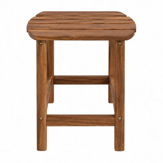 Stolik ogrodowy z drewna tekowego br?zowy 50x40x45