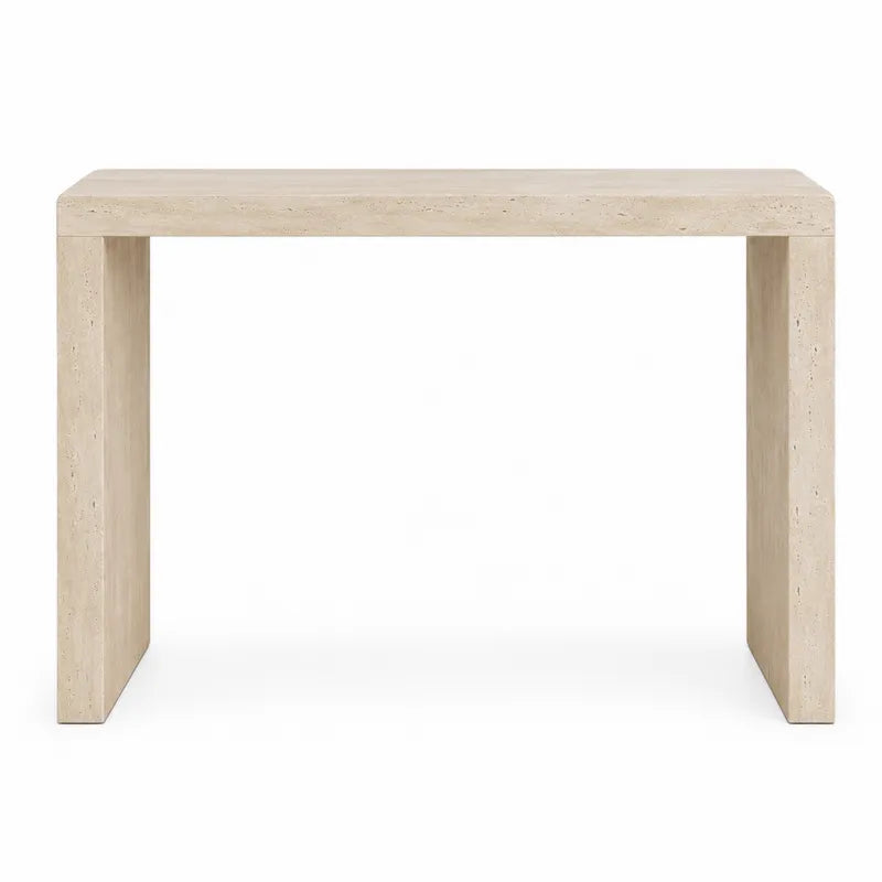 Konsola z trawertynu be?owa 100x40x80